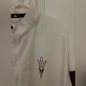 Adidas Men’s Arizona State University ASU Sun Devils Pullover White Large used